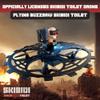 Force1 Officially Licensed Skibidi Toilet Toy RC Drone- Jetpack Flying Buzzsaw Drones, Headless Mode, Altitude Hold, Speed Control, Rechargeable 2.4GHz Remote Control view 2