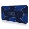 YUZPKRSI 70 x 35 Inch Poker Mat Blue + Waterproof Black&Gold Poke Mat view 2