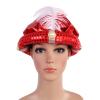 BWANGIAO Arab Style Funny Halloween Hat with Feather Personality Carnivals Party Christmas Unisex Casual Beanies Hat Adult view 4