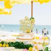 1 PCS She Found Her Main Squeeze Cake Topper Glitter Fruit Lemon Bridal Shower Cake Pick Decoration for Lemon Theme Wedding Engagement Bridal Shower Bachelorette Party Cake Decorations Supplies view 4