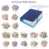 CHEFAN 16 Pack Felt Board Bible Stories Set, Flannel Board Stories with a Multi-functional Felt Pieces Storage Binder for Preschool Activities, Included Noah's Ark, Adam and Eve, The Nativity of Jesus view 2
