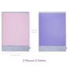 CHEFAN 2 PCS Felt Board for Toddlers Large Flannel Board for Wall, Felt Stories Learning Board with 2 Storage Pocket for Preschool Classroom and Daycare, 32 * 22 Inch, Pink and Purple view 2