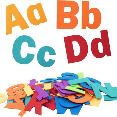 CHEFAN Felt Letters Alphabet for Kids, Precut Story Pieces, 104 ABC Upper & Lowercase Letters for Preschool & Homeschool Learning(2 Sets of Upper&Lowercase Letters)