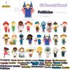 CHEFAN Toddler Flannel Stories - Precut Felt Figures, Small Community Helpers for Early Education, Kindergarten, Homeschool view 2