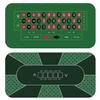 YUZPKRSI 70 x 35 Inch Poker Mat Green + Roulette Mat