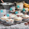24Pcs Snowflake Onederland Cupcake Topper Winter Baby Shower Cupcake Picks view 4