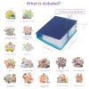 CHEFAN 16 Pack Felt Board Stories Set,Flannel Board Stories with a Felt Storage Binder for Preschool Activities,Included 5 Little Ducks,Wheels On Bus,Three Little Pigs and Little Red Riding Hood view 3