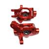 KEBEILEE CNC Alu7075 Front Spindle Knuckle+C Hub for LOSI Super Rock Rey 1/6 8S (red) view 2