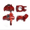 KEBEILEE CNC Alu7075 Front Spindle Knuckle+C Hub for LOSI Super Rock Rey 1/6 8S (red) view 3