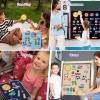 CHEFAN Outer Space Felt Board Pieces, Solar System Prect Flannel Pieces, Universe Planets with Words Felt Figures for Toddlers, Interactive Storytelling Teaching Play Kits for Preschool, Homeschool view 3