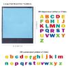 CHEFAN Felt Board - Large Flannel Board for Wall, 104 Felt Letters, 32'' X 22'' Interactive Storytelling & Play Learning for Home & Classroom Use(2 Sets of Uppercase&Lowercase Letters) view 2