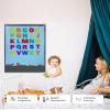 CHEFAN Felt Board - Large Flannel Board for Wall, 104 Felt Letters, 32'' X 22'' Interactive Storytelling & Play Learning for Home & Classroom Use(2 Sets of Uppercase&Lowercase Letters) view 3