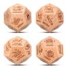 4PCS Date Night Ideas Dice Couples Gifts for Boyfriend Girlfriend Husband Wife Anniversary Wedding Gifts for Couples Dinner Decider Dice Birthday Gifts Women Men Halloween Boo Basket Stuffers view 1