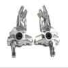 KEBEILEE CNC Alu7075 Front Spindle Knuckle+C Hub for LOSI Super Rock Rey 1/6 8S (Silver) view 4
