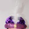 BWANGIAO Arab Style Funny Halloween Hat with Feather Personality Carnivals Party Christmas Unisex Casual Beanies Hat Adult view 3