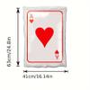 10 PCS Poker Party Aluminum Film Balloons for Casino Night, Birthday Parties, Halloween & Christmas Decorations view 4