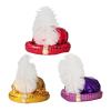 BWANGIAO Arab Style Funny Halloween Hat with Feather Personality Carnivals Party Christmas Unisex Casual Beanies Hat Adult view 2