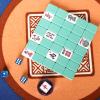 GUSTARIA American Mahjong Game Set, 166 Light Green Tiles, 4 All-in-One Color Rack/Pushers, Complete Mahongg Tile Set, Light Green Carrying BagMahjong Table Mat with Carrying Bag(Blue, 35inches) view 4