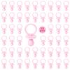 50 Pacifiers for Baby Shower Game Girl, 2.75 Plastic Pacifiers Baby Shower Game, Bulk Baby Shower Pacifiers for Gender Reveal Baby Shower Decoration DIY, Table Scatter, Baby Shower Favors (Pink) view 1
