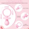 50 Pacifiers for Baby Shower Game Girl, 2.75 Plastic Pacifiers Baby Shower Game, Bulk Baby Shower Pacifiers for Gender Reveal Baby Shower Decoration DIY, Table Scatter, Baby Shower Favors (Pink) view 3