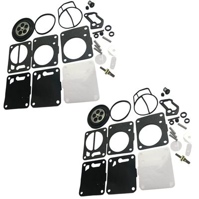 Set 2 Carburetor Carb Repair Rebuild Kit for 650 717 720 787 800 SP GS GTX HX XP SP Replacement Parts Gaskets
