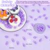 200 Mini Pacifiers Baby Shower Game Girl, 0.86 Plastic Pacifiers Baby Shower Game, Bulk Baby Shower Pacifiers for Gender Reveal Baby Shower Decoration DIY, Table Scatter, Baby Shower Favors (Purple) view 4