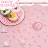 200 Mini Pacifiers Baby Shower Game Girl, 0.86 Plastic Pacifiers Baby Shower Game, Bulk Baby Shower Pacifiers for Gender Reveal Baby Shower Decoration DIY, Table Scatter, Baby Shower Favors (Pink) view 4