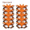 Jtnohx Felt Animal Masks, 10 Pcs Halloween Mask, Animal Costume for Birthday Party Supplies (Sika Deer Mask) view 2