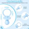 50 Pacifiers for Baby Shower Game Boy, 2.75 Plastic Pacifiers Baby Shower Game, Bulk Baby Shower Pacifiers for Gender Reveal Baby Shower Decoration DIY, Table Scatter, Baby Shower Favors (Blue) view 3