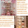 FEIFANBOYANG Acrylic display box for Bags, dolls organizer shelf model, dustproof transparent collector's display box. (display box only) (Medium 1-pack) view 2