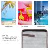 ANKROYU Mesh Beach Bag, Oxford Cloth Beach Toy Bag, Seaside Sand Toy Collecting Storage Bag, Beach Shell Bag, Beach Storage Bag for Shoes, Sunglasses (L) view 4