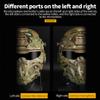 Aetheria Helmet Built-in Communication HD Earphones, Anti-Fog Fan, Night Vision Device Bracket, Full-Face Halloween CS Helmet Mask for Outdoor Activities view 3