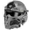 Aetheria Helmet Built-in Communication HD Earphones, Anti-Fog Fan, Night Vision Device Bracket, Full-Face Halloween CS Helmet Mask for Outdoor Activities view 2