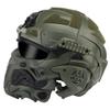 Aetheria Helmet Built-in Communication HD Earphones, Anti-Fog Fan, Night Vision Device Bracket, Full-Face Halloween CS Helmet Mask for Outdoor Activities view 3