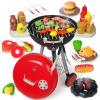 79PCS BBQ Grill Set for Kids - Kitchen Playset With Realistic Spray, Light & Sound - Interactive Toddler Toy for Boys Girls - Christmas Birthday Gift view 1