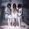 Cochlear Shell Snail Shell Monkey Monkey 1/12 Beautiful Girl Action Figure, Complete Product, See No Speak No Speak No Hear No Hear 3 Piece Set view 3