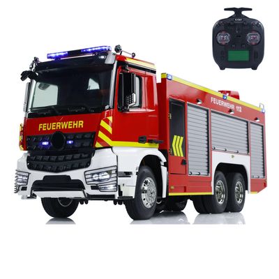 TOUCAN RC HOBBY 1/14 RC Fire Vehicles 6x4 Remote Control Fire Fighting Truck 3-Speed Gearbox