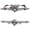 Pothyes Aluminum Front Rear Straight Axle Kit for 1/10 Axial SCX10 II Deadbolt 90046 90047 Element Enduro Vanquish RC Crawler Car Hops Up Modified Upgrade Part (Gray) view 2