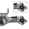 Pothyes Aluminum Front Rear Straight Axle Kit for 1/10 Axial SCX10 II Deadbolt 90046 90047 Element Enduro Vanquish RC Crawler Car Hops Up Modified Upgrade Part (Gray) view 4