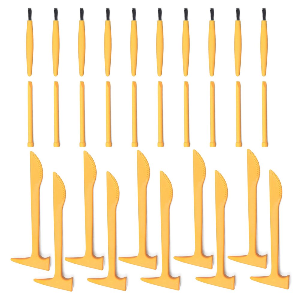30 Pcs Dino Fossils Dig Kit Digging Hammer Chisel Brush Archaeological Excavation Tool Kit Science Kits for Girls Boys