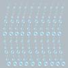 10pcs Transparent Blue Bubble Garlands Under The Sea Mermaid Party Decoration for Birthday Wedding Ocean Wall Decal Baby Shower Under Sea Festal Kid Room Photo Props Backdrop (Blue-10 Strings) view 1