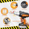 Christmas & Birthday Gifts for Boys Ages 3 4 5 6,Kids Tool Set with Portable Tool Box & Electronic Toy Drill, Toddler Tool Set,Tool Play Toys Construction Tools for Kids view 3
