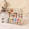 Acrylic display box for Bags, dolls organizer shelf model, dustproof transparent collector's display box. (display box only) (Medium with dividers 1pc) view 1