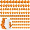 BOUBONI 138 Pcs Balls Cake Topper Decorations Balloon Cupcake Toppers Foam Multisize Cake Topper Balls for Thanksgiving Halloween Birthday Party Wedding Anniversary view 1