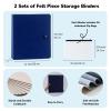 CHEFAN Felt Board for Teachers, 2 Pack Storytelling Flannel Board with 16 Storage Bags, Freestanding Double-Sided Felt Story Display for Preschool & Classroom view 2
