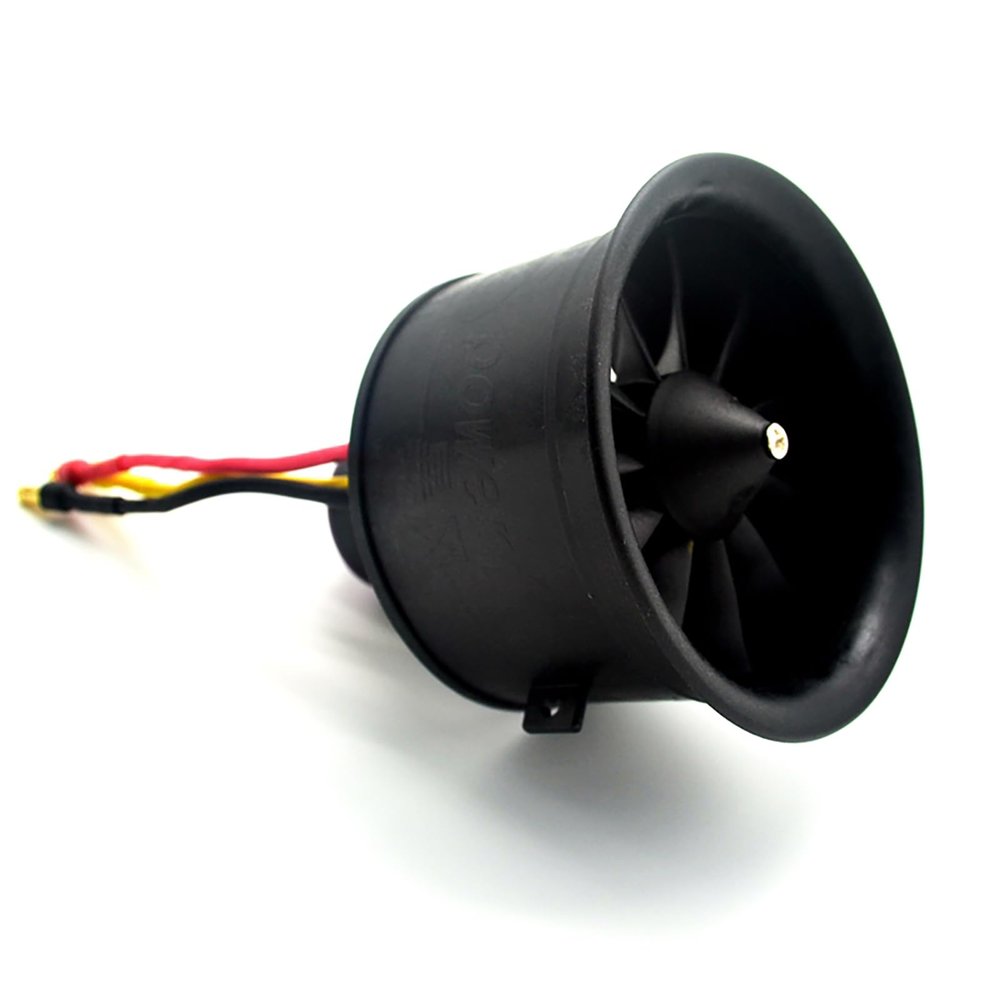 ApisQueen 64MM EDF 4S 3500KV Belt 11 Blades Electric Ducted Fan for Aircraft Model Aircraft Jet Enging