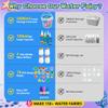 116PCS Magic Glow-in-The-Dark Gel Water Fairy Toy, Aqua DIY Elf Set with 18 Shape Molds, 100ml Gels, Water Squishy Kit, Make 150+ Water Animals,Christmas Birthday Gift, Arts Crafts STEM Kit for Kid view 2