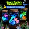 116PCS Magic Glow-in-The-Dark Gel Water Fairy Toy, Aqua DIY Elf Set with 18 Shape Molds, 100ml Gels, Water Squishy Kit, Make 150+ Water Animals,Christmas Birthday Gift, Arts Crafts STEM Kit for Kid view 3
