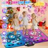maysida Dance Mat Toy Gift for Kids ages 3-12, Dancing Music Playmat with 12 Key, Large Size (59*38 in), Double User Challenge Game Christmas Birthday Gift for Girls Boys 5 6 7 8 9 10 11 12 Year Old view 2