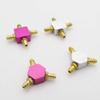 Air Nipple Gas Connector 3 Ways 4 Ways Air Nozzle Splitter Divider for RC Airplane Pneumatic Landing Gear Assembly Spare Parts(4 Ways Purple) view 2